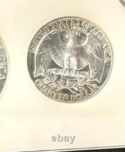 1955 P White Capital Proof Holder US Mint Silver 5 Coin Set. Gotta See FREE SHIP