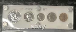 1955 P White Capital Proof Holder US Mint Silver 5 Coin Set. Gotta See FREE SHIP