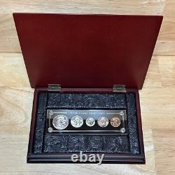 1955 Proof Set 90% Silver, NOS Holder, Wood Box, No Haze, No Spots, No B. S