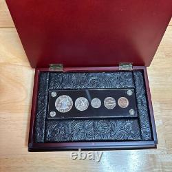 1955 Proof Set 90% Silver, NOS Holder, Wood Box, No Haze, No Spots, No B. S