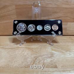 1955 Proof Set 90% Silver, NOS Holder, Wood Box, No Haze, No Spots, No B. S