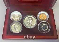 1955 Proof Set In Official U. S. Mint Display Silver Uncirculated Birthyear Coins