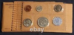 1955 Silver Proof Set (5 Total Coins) Original Envelope Lot 140258