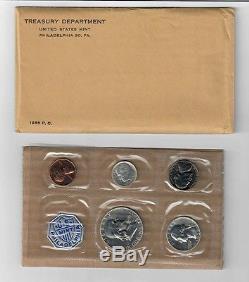 1955 Silver Proof Set U. S. Mint Flat Pack Original UNOPENED Sealed Envelope