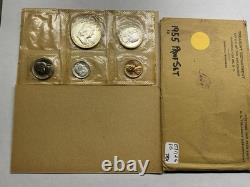1955 Silver Proof Set in Original Flat Pack Envelope See Des 071126 10tkk