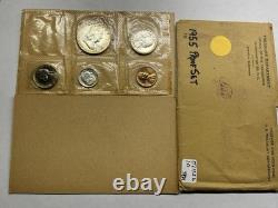 1955 Silver Proof Set in Original Flat Pack Envelope See Des 071126 10tkk