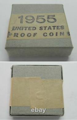 1955 UNOPENED Silver Proof Set Original Mint Sealed Box #5