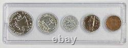 1955 US Mint %90 Silver Proof Set in Plastic Holder 5 Coin Set