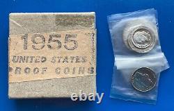 1955 US Mint Proof Set with Original Mint Box No Tissue