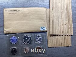 1955 US Mint Silver Proof 5 Coin Set in Original Flat Pack Envelope 041325 75