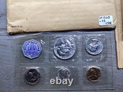 1955 US Mint Silver Proof 5 Coin Set in Original Flat Pack Envelope 041325 75