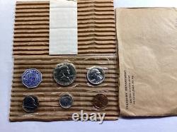 1955 US Mint Silver Proof 5 Coin Set in Original Flat Pack Envelope 121525 75tte