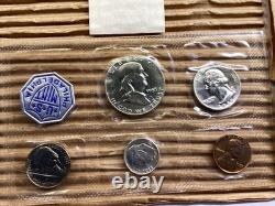 1955 US Mint Silver Proof 5 Coin Set in Original Flat Pack Envelope 121525 75tte