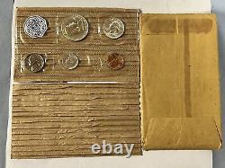 1955 US SILVER PROOF SET FLAT PACK IN ORIGINAL PACKAGING! WithReceipt