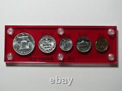 1955 US Silver Proof Set 5-Coin in Capital Plastics Holder