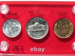 1955 US Silver Proof Set 5-Coin in Capital Plastics Holder