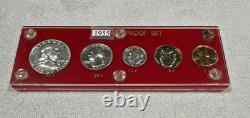 1955 US Silver Proof Set (5-Coins) In Premium Plastic Holder