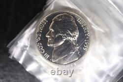 1955 US Silver Proof Set in Original Box & Packaging 1c-50c Gorgeous BU Coins