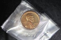 1955 US Silver Proof Set in Original Box & Packaging 1c-50c Gorgeous BU Coins