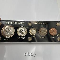 1955 U. S. Mint Proof Set in Black Capital Plastic Holder Toning Choice BU