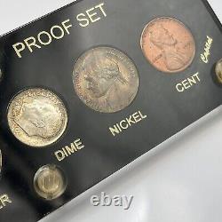 1955 U. S. Mint Proof Set in Black Capital Plastic Holder Toning Choice BU