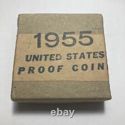 1955 U. S Mint Silver Proof Set (1) Unopened Box Mint Sealed! Hard To Find! Rare