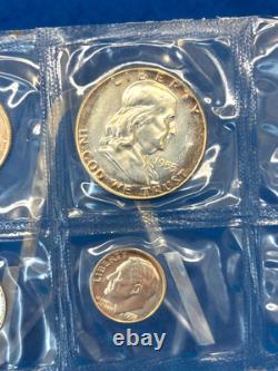 1955 U. S. Silver Proof Five Coin Set No Box