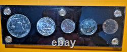 1955 United States Mint Silver Proof Set 5 Coins in Plastic Holder