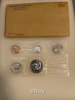 1955 United States Silver Proof Set Flatpack Including Original Mint Envelope