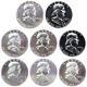 1956-1963 Franklin Proof Half Dollar Run 8 Coin Set 90% Silver Us Coins