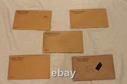 1956-1964 Silver Proof Set Flat Pack All Unopened Except 1960 9 Sets
