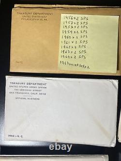 1956-1970 US Mint Silver Proof Sets in Envelope US Coins & Mint Sets