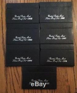 1956-2016 US Mint Clad Proof Set Run 1992-2016 Silver Proof Set Run Massive Set