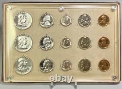 1956 Proof Set (3) Silver 50C 25C 10C Some Frosty Devices Seitz Coin Case