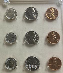 1956 Proof Set (3) Silver 50C 25C 10C Some Frosty Devices Seitz Coin Case