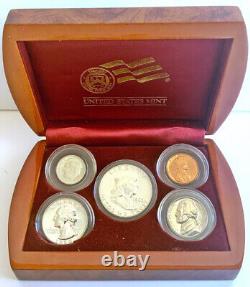 1956 Proof Set In Official U. S. Mint Display Silver Uncirculated Birthyear Coins