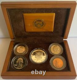 1956 Proof Set In Official U. S. Mint Display Silver Uncirculated Birthyear Coins