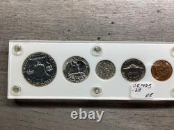 1956 US Mint Silver Proof Set in Capital Holder Type 2-051425 28ee