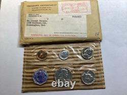 1956 US Mint Silver Proof Type 2 Set with Original Packaging 090525 20ee