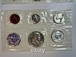 1956 US Mint proof silver set x 2 Original Envelope