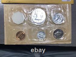 1956 U. S. Mint Silver Proof Set Type 2-withEnvelope-Cello Sealed Coins-020125-01