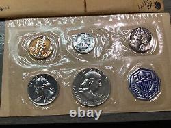 1956 U. S. Mint Silver Proof Set Type 2-withEnvelope-Cello Sealed Coins-121324-75
