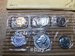 1956 U. S. PROOF SET-withEnvelope-Cello Sealed Coins-070223-0036