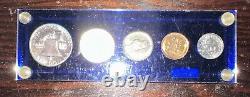 1956 U. S. Proof Set Very Choice Proofs In Blue Plastic Holder