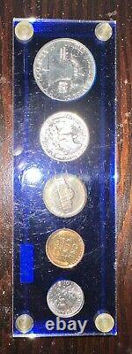 1956 U. S. Proof Set Very Choice Proofs In Blue Plastic Holder