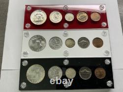 1957, 1958, 1959 Silver Birth Year Sets (3 Sets) in Capital Holder 090626 17trk
