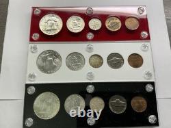1957, 1958, 1959 Silver Birth Year Sets (3 Sets) in Capital Holder 090626 17trk