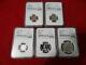 1957 5-piece Silver Proof Coin Set All 5 Coins Are Ngc Pf 67 #mf-t