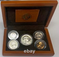 1957 Proof Set In Official U. S. Mint Display Silver Uncirculated Birthyear Coins
