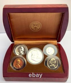 1957 Proof Set In Official U. S. Mint Display Silver Uncirculated Birthyear Coins
